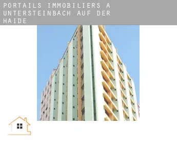 Portails immobiliers à  Untersteinbach auf der Haide