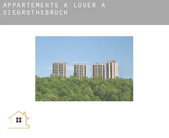 Appartements à louer à  Siegrothsbruch