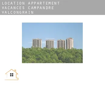 Location appartement vacances  Campandré-Valcongrain