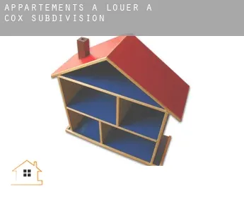 Appartements à louer à  Cox Subdivision