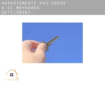 Appartements pas chers à  CC Maynards Settlement