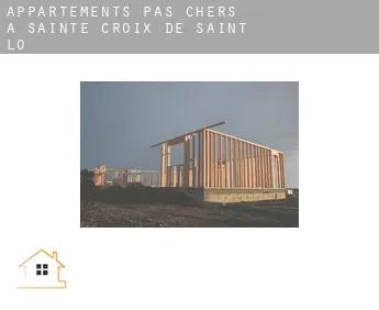 Appartements pas chers à Sainte-Croix-de-Saint-Lô