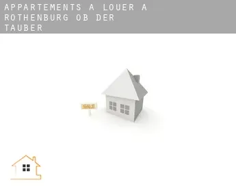 Appartements à louer à  Rothenburg ob der Tauber