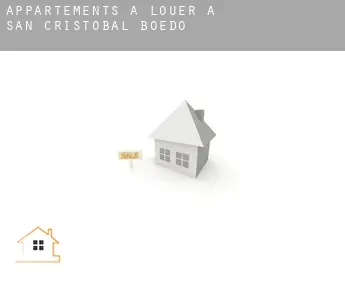 Appartements à louer à  San Cristóbal de Boedo