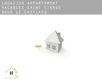 Location appartement vacances  Saint-Cierge-sous-le-Cheylard