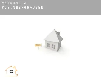 Maisons à  Kleinberghausen