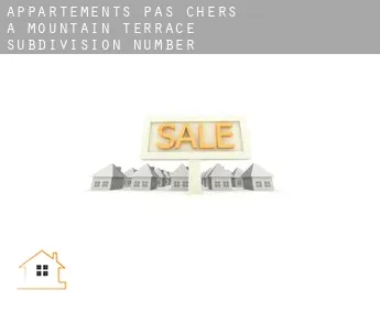 Appartements pas chers à  Mountain Terrace Subdivision Number 1-4