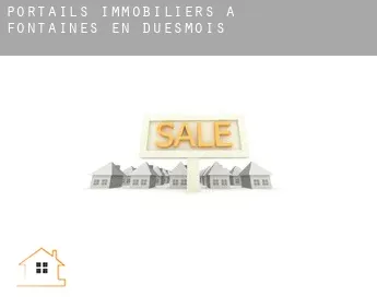 Portails immobiliers à  Fontaines-en-Duesmois