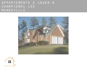 Appartements à louer à  Champignol-lez-Mondeville