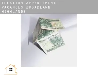 Location appartement vacances  Broadlawn Highlands