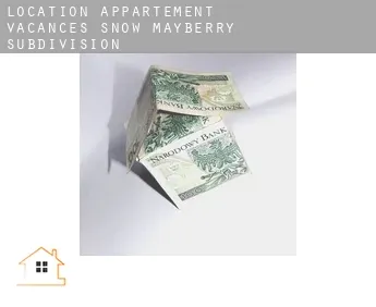 Location appartement vacances  Snow Mayberry Subdivision