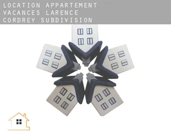 Location appartement vacances  Larence Cordrey Subdivision