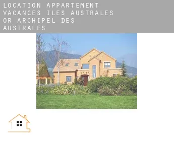 Location appartement vacances  Îles Australes or Archipel des Australes