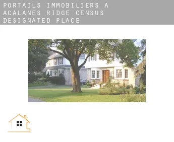 Portails immobiliers à  Acalanes Ridge