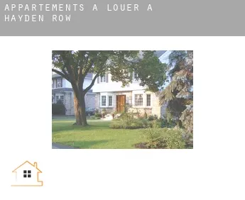 Appartements à louer à  Hayden Row