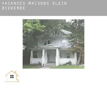 Vacances maisons  Klein Biewende
