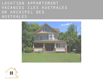 Location appartement vacances  Îles Australes or Archipel des Australes