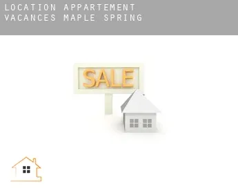 Location appartement vacances  Maple Spring