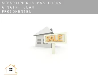 Appartements pas chers à  Saint-Jean-Froidmentel