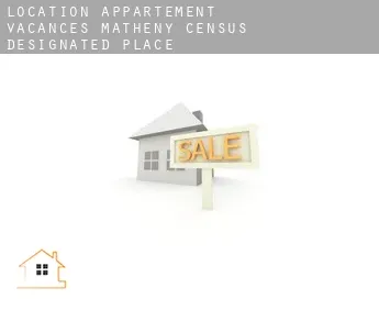 Location appartement vacances  Matheny
