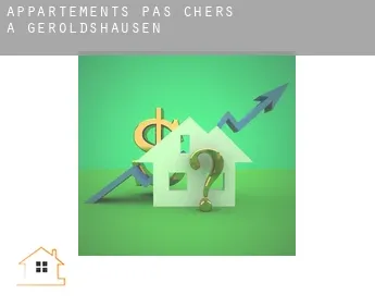 Appartements pas chers à  Geroldshausen