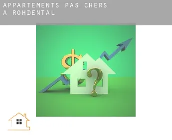 Appartements pas chers à  Rohdental