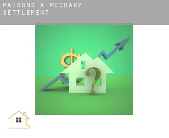 Maisons à  McCrary Settlement