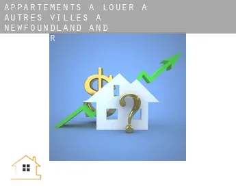 Appartements à louer à  Autres Villes à Newfoundland and Labrador