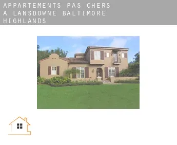 Appartements pas chers à  Lansdowne-Baltimore Highlands