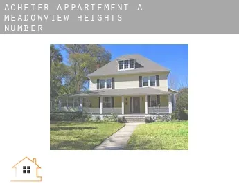 Acheter appartement à  Meadowview Heights Number 4