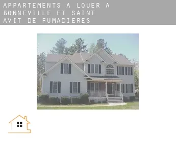 Appartements à louer à  Bonneville-et-Saint-Avit-de-Fumadières