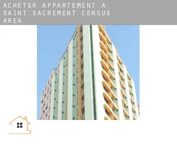 Acheter appartement à  Saint-Sacrement (census area)